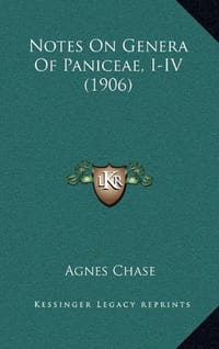 Notes on Genera of Paniceae, I-IV