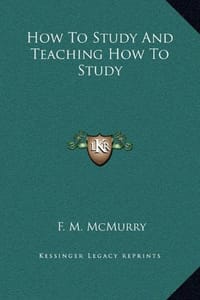 How to Study and Teaching How to Study