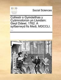 Cofrestr O Gymdeithas y Cymrodorion Yn Llundain - Multiple Contributors