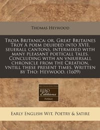 Troia Britanica - Heywood, Thomas