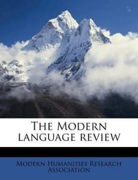 The Modern Language Review