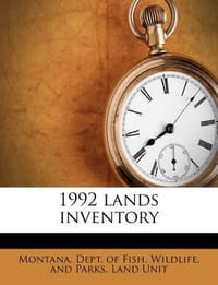 1992 Lands Inventory