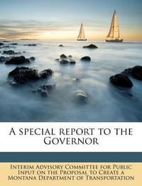 A Special Report to the Governor