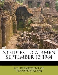 Notices to Airmen September 13 1984