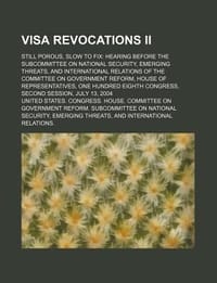 Visa Revocations II