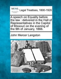 A   Speech on Equality Before the Law