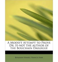A Modeft Attempt to Prove Dr. H-Not the Author of the Bouchain Dailogue