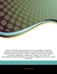 15th-Century English People, Including - Books, Hephaestus