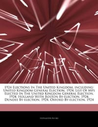 1924 Elections in the United Kingdom, Including - Books, Hephaestus