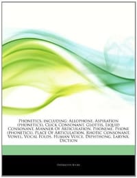 Articles on Phonetics - Hephaestus Books