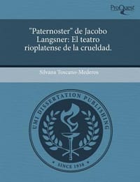 \Paternoster\" de Jacobo Langsner
