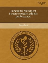 Functional Movement Screen to Predict Athletic Performance.