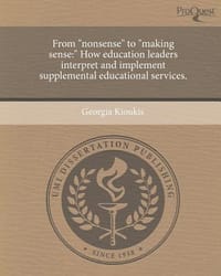 From \Nonsense\" to \"Making Sense