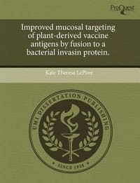 Improved Mucosal Targeting of Plant-Derived Vaccine Antigens by Fusion to a Bacterial Invasin Protein.