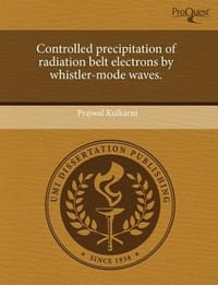 Controlled Precipitation of Radiation Belt Electrons by Whistler-Mode Waves.