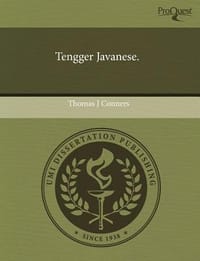 Tengger Javanese.