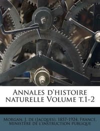 Annales D'Histoire Naturelle Volume T.1-2