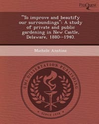 \To Improve and Beautify Our Surroundings\"