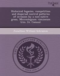 Historical Legacies, Competition and Dispersal Control Patterns of Invasion by a Non-Native Grass, Microstegium Vimineum Trin.