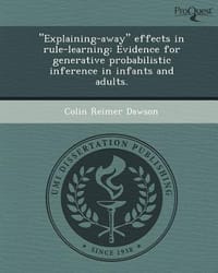 \Explaining-Away\" Effects in Rule-Learning