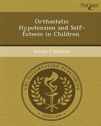 Orthostatic Hypotension and Self-Esteem in Children.