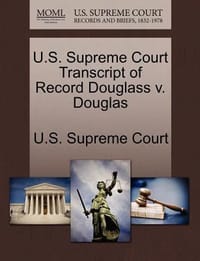 U.S. Supreme Court Transcript of Record Douglass V. Douglas