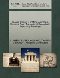 Czosek - Additional Contributors