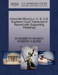 Cianciotti - Bork, Robert H.