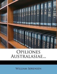 Opiliones Australasiae...