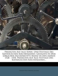 Predigten Auf Alle Sonn- Und Festtage Des Katholischen Kirchenjahres