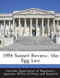1994 Sunset Review, the Egg Law