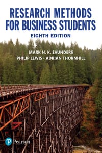 Research Methods for Business Students, 8th Edition