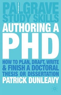 Authoring a PhD - Patrick Dunleavy