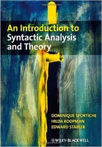 An Introduction to Syntactic Analysis and Theory