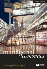 Managerial Economics - Ivan Png, Dale Lehman