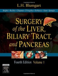 书籍 Surgery of the Liver, Biliary Tract and Pancreas的封面