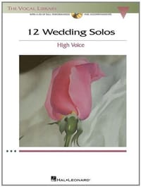 12 Wedding Solos, High Voice