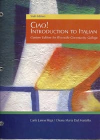 Ciao! Introduction to Italian Sixth Edition