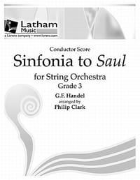 Sinfonia to Saul for String Orchestra - Score