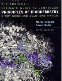 书籍 Absolute Ultimate Guide for Lehninger Principles of Biochemistry (Study Guide & Solutions Manual)的封面