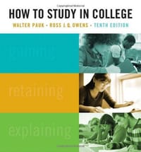 书籍 How to Study in College (10/e)的封面