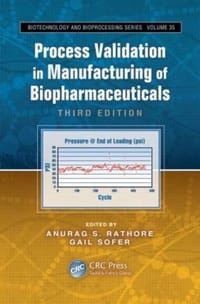 书籍 Process Validation in Manufacturing of Biopharmaceuticals的封面