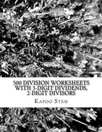 500 Division Worksheets With 3-digit Dividends, 2-digit Divisors: Math Practice Workbook