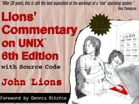 书籍 Lion's Commentary on UNIX with Source Code的封面