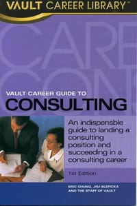 书籍 Vault Career Guide to Consulting的封面