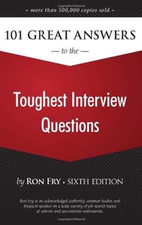 书籍 101 Great Answers to the Toughest Interview Questions的封面