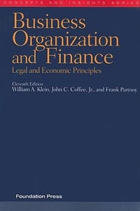Business Organization and Finance
