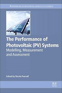 书籍 The Performance of Photovoltaic (PV) Systems: Modelling, Measurement and Assessment的封面