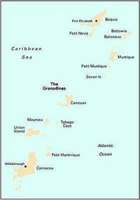 Imray Ioalier Chart B31 Bequia to Carriacou