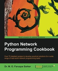 书籍 Python Network Programming Cookbook的封面